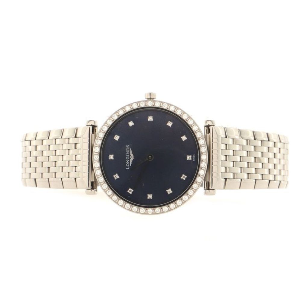 Longines La Grande Classique Quartz Watch Stainless Steel with Diamond Bezel and - Picture 3 of 5